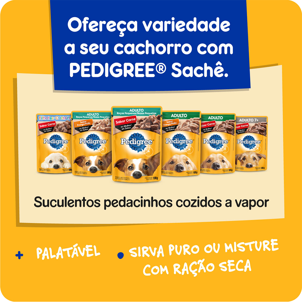 PEDIGREE® Linha de sachês para cães de todas as idades