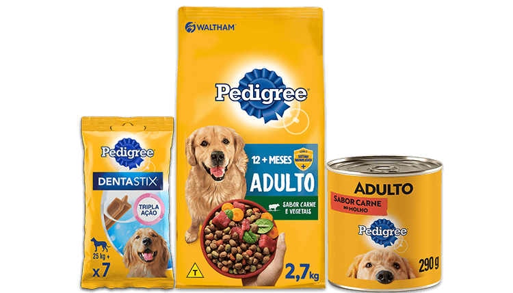 PEDIGREE® Linha de produtos para cachorro raças grandes
