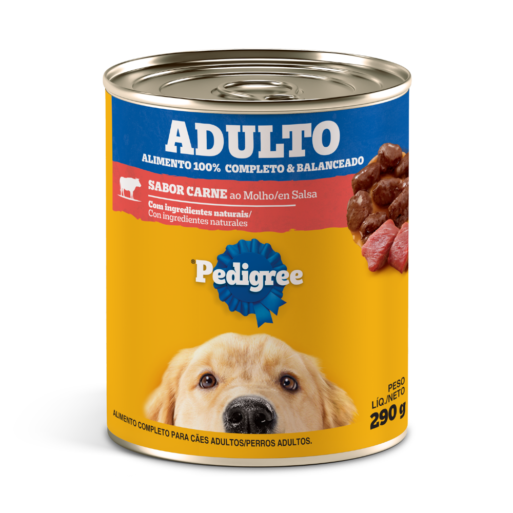 PEDIGREE® Lata adulto sabor carne ao molho