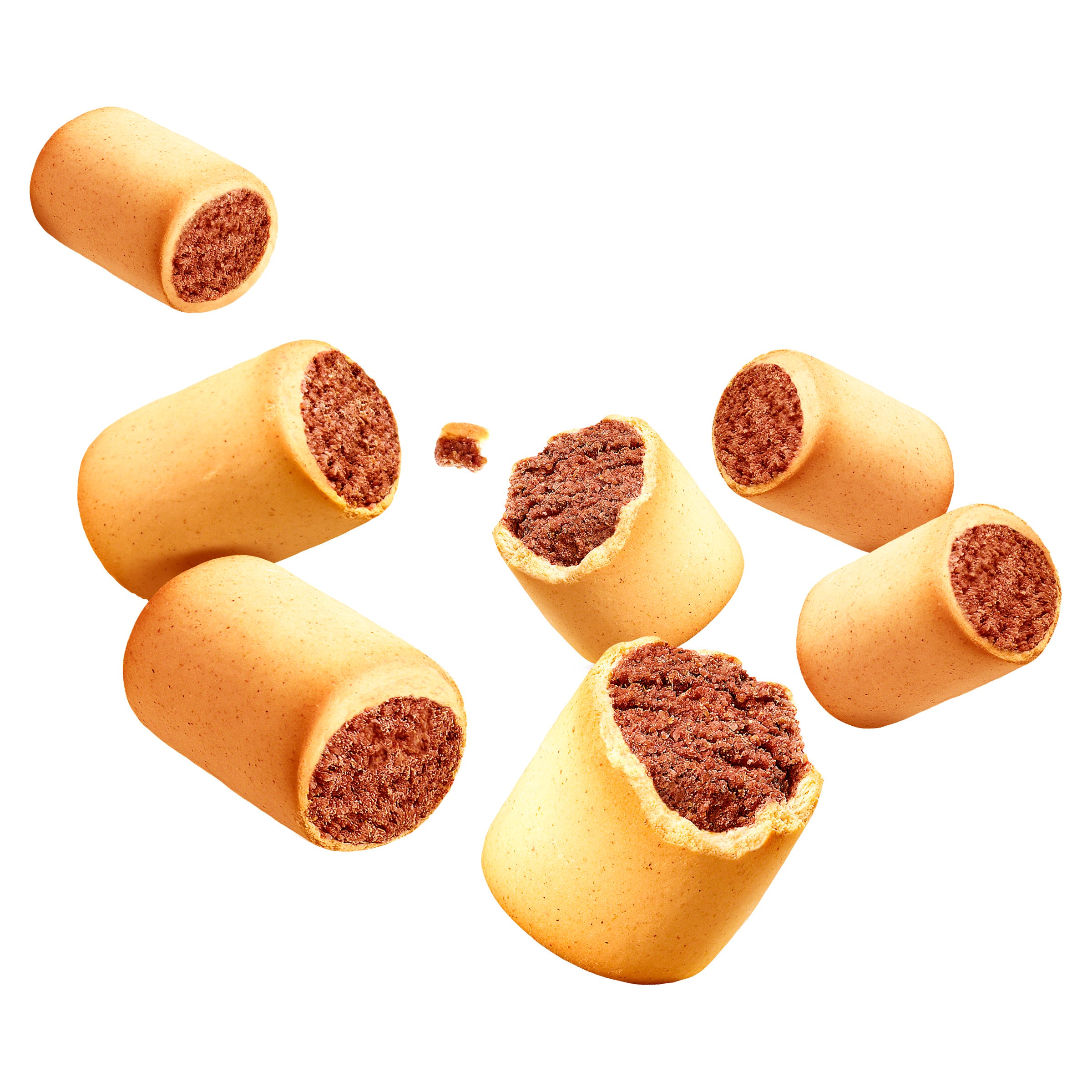 Várias unidades de petisco PEDIGRE® Marrobone sabor carne.