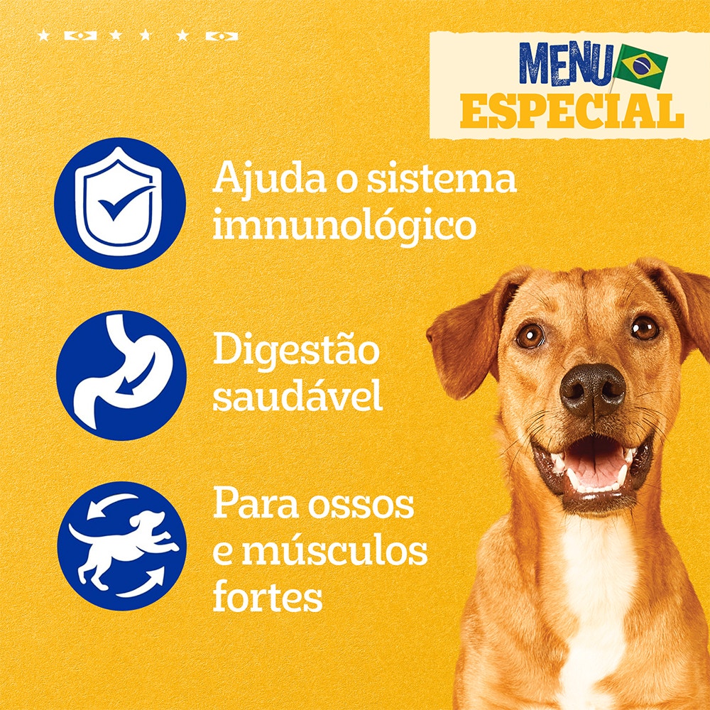 Ração Úmida Pedigree Caramelo Sachê Churrasco Adulto 70g