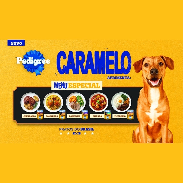 Pedigree Caramelo Pratos do Brasil com sabores inspirados na culinária brasileira para cães adultos