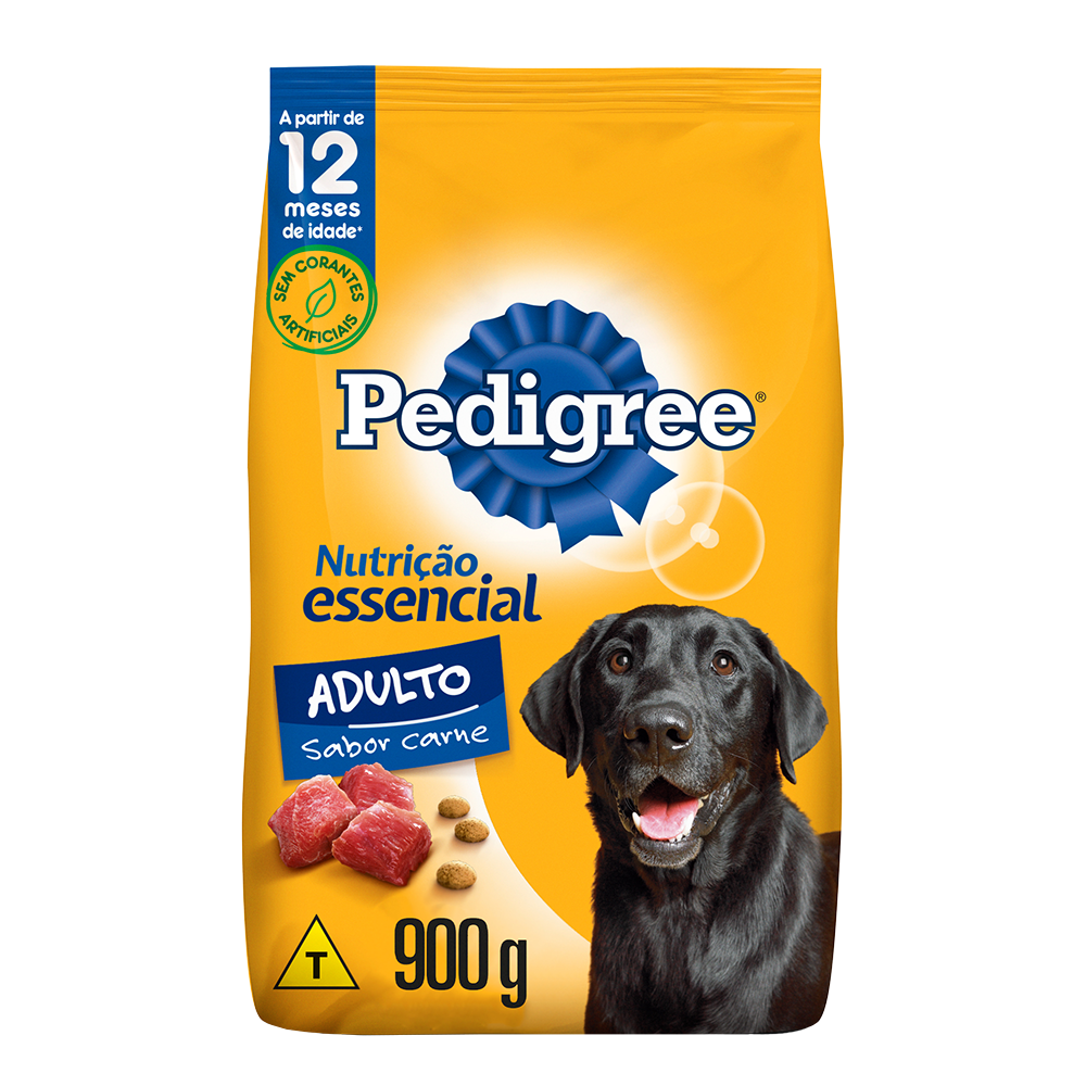 PEDIGREE® Nutrição Essencial Ração Seca Adulto Sabor Carne