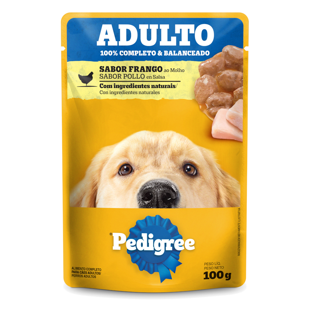 PEDIGREE® Sachê Adulto Sabor Frango Ao Molho