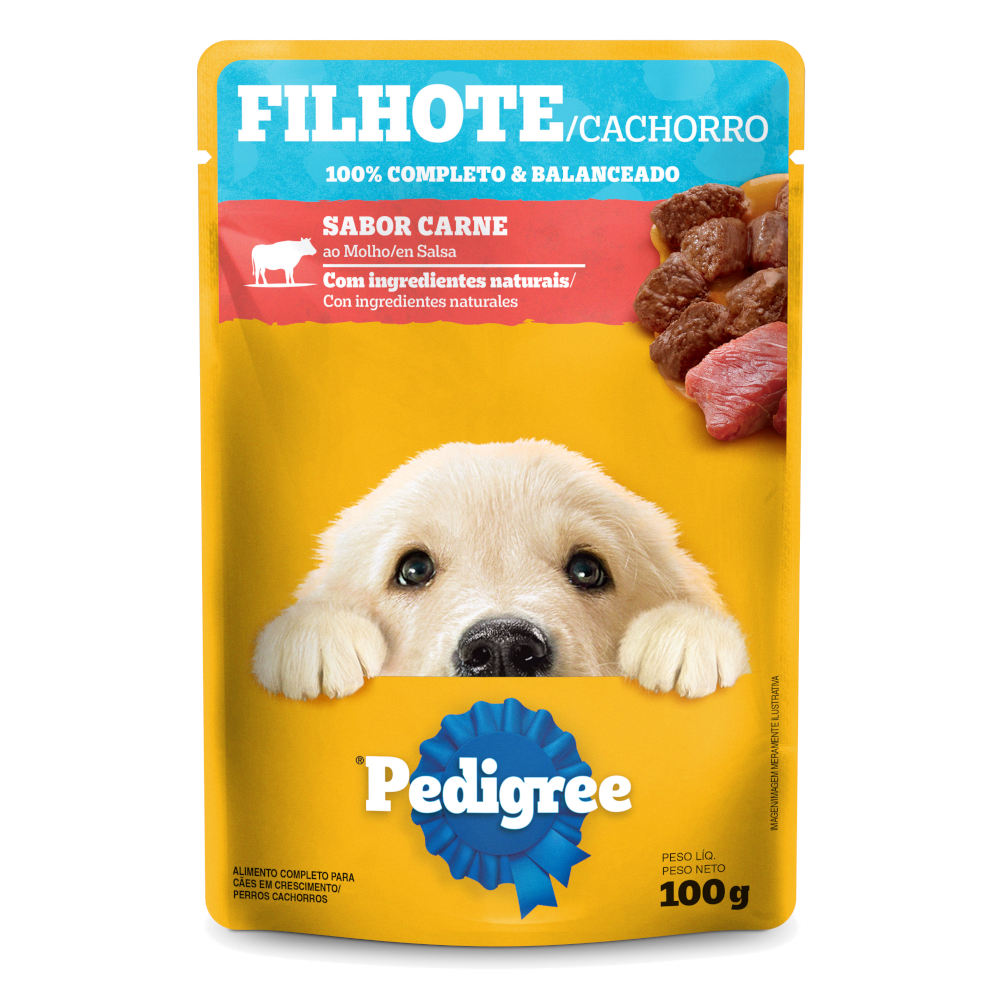 PEDIGREE® Sachê Filhote Sabor Carne Ao Molho