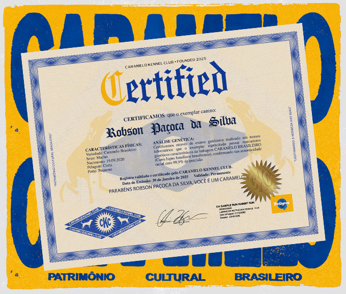 Certificado Caramelo Kennel Club